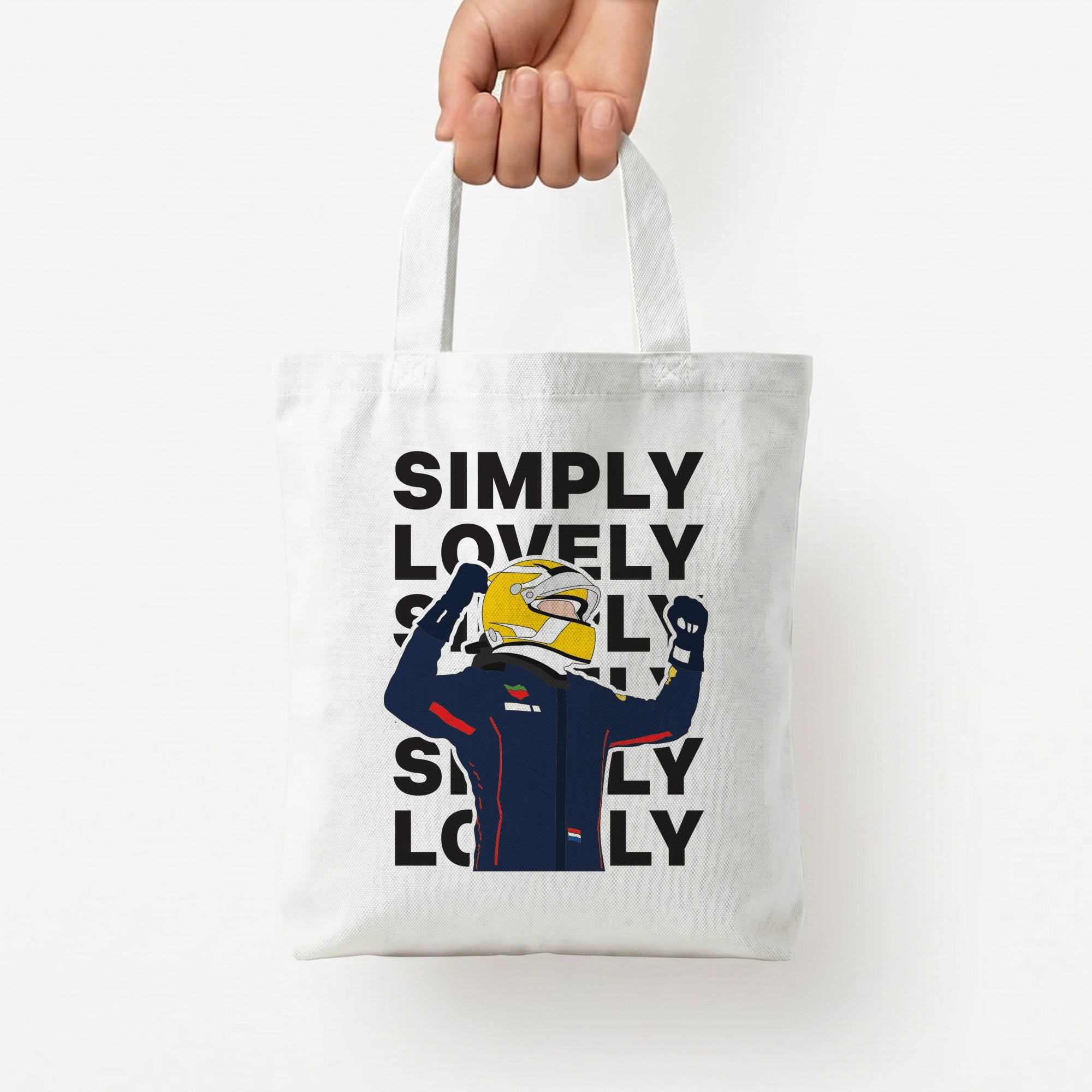 Max Simply Lovely Tote Bag — White / Small