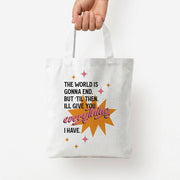 The World Is Gonna End - Fender Tote Bag 4