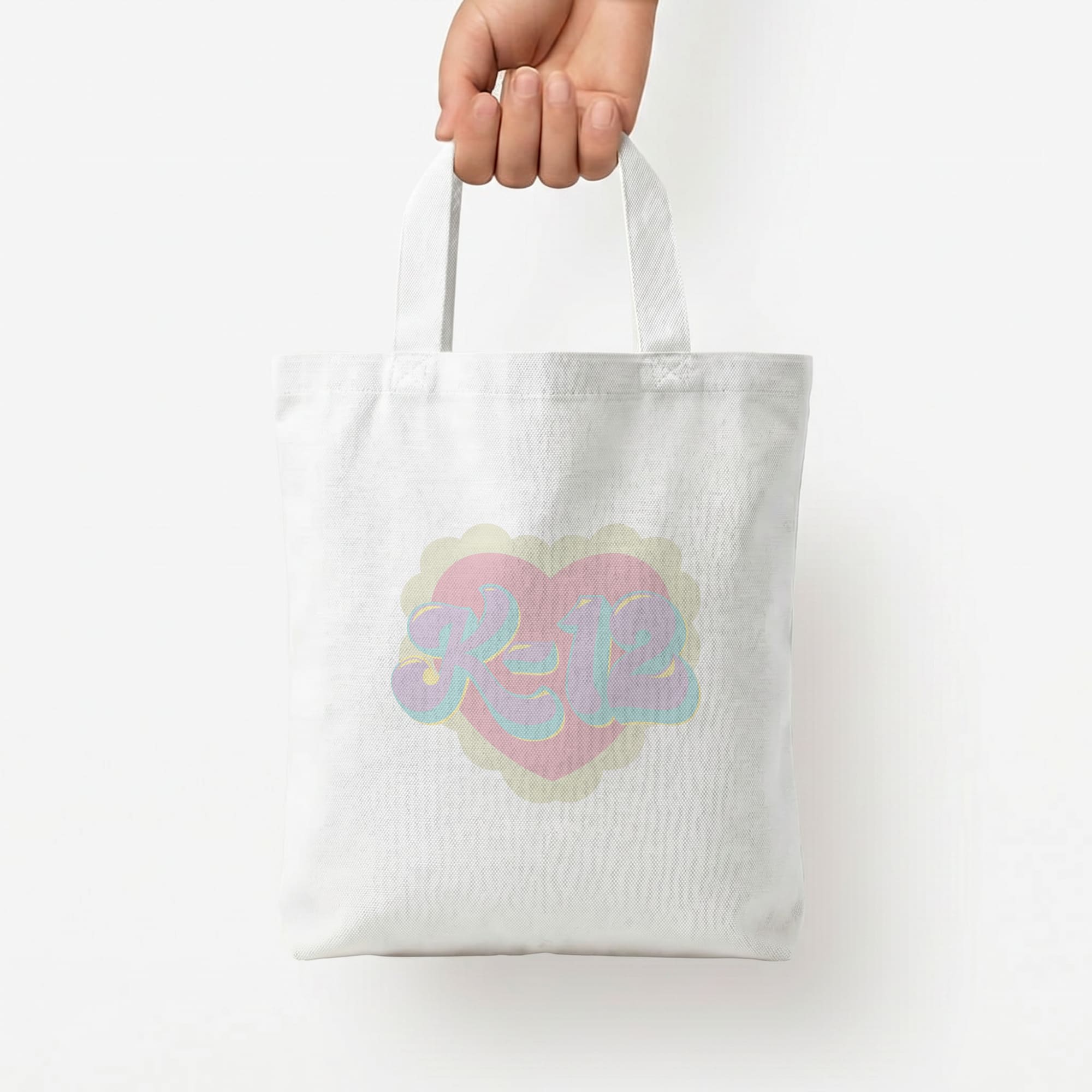K12 Tote Bag — White / Small