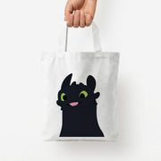 Black Fury Dragon Tote Bag 4