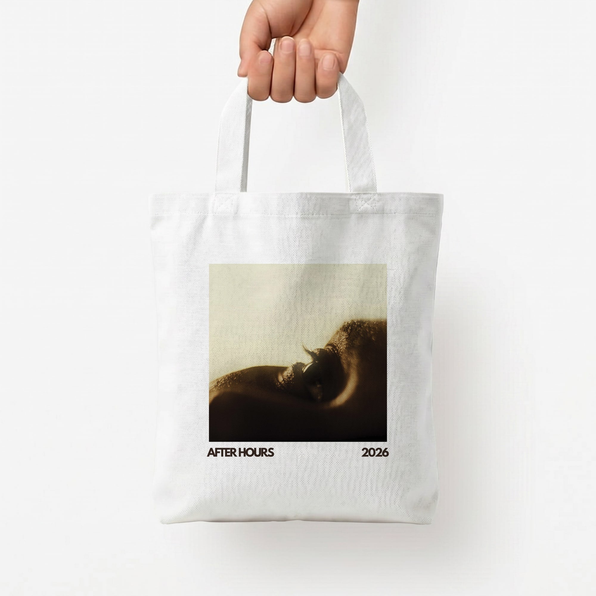 AH Album Tote Bag — White / Small