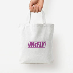 Yellow And Purple - McBand Tote Bag — White / Small