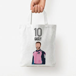Gasly 2026 Tote Bag — White / Small
