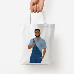 Aston Tote Bag — White / Small