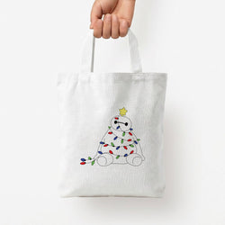 Baymax Christmas Tote Bag — White / Small