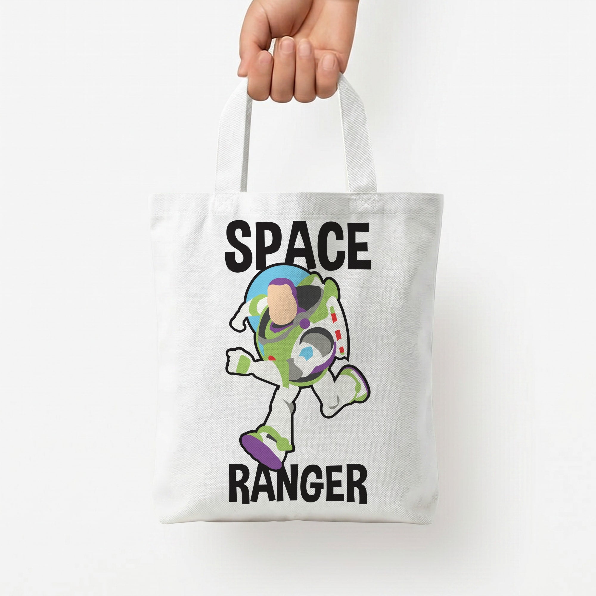 Space Ranger  Tote Bag — White / Small