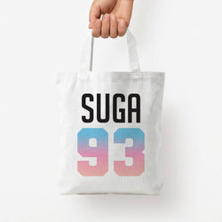 Suga 93 Tote Bag — White / Small
