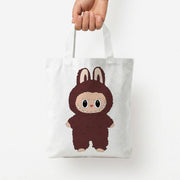 Cute Brown Monster Tote Bag 4