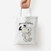 Good Vibes Cartoon Beagle Tote Bag 4