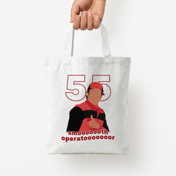 Smooth Operator Tote Bag — White / Small