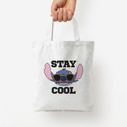 Stay Cool Blue Alien Tote Bag 4