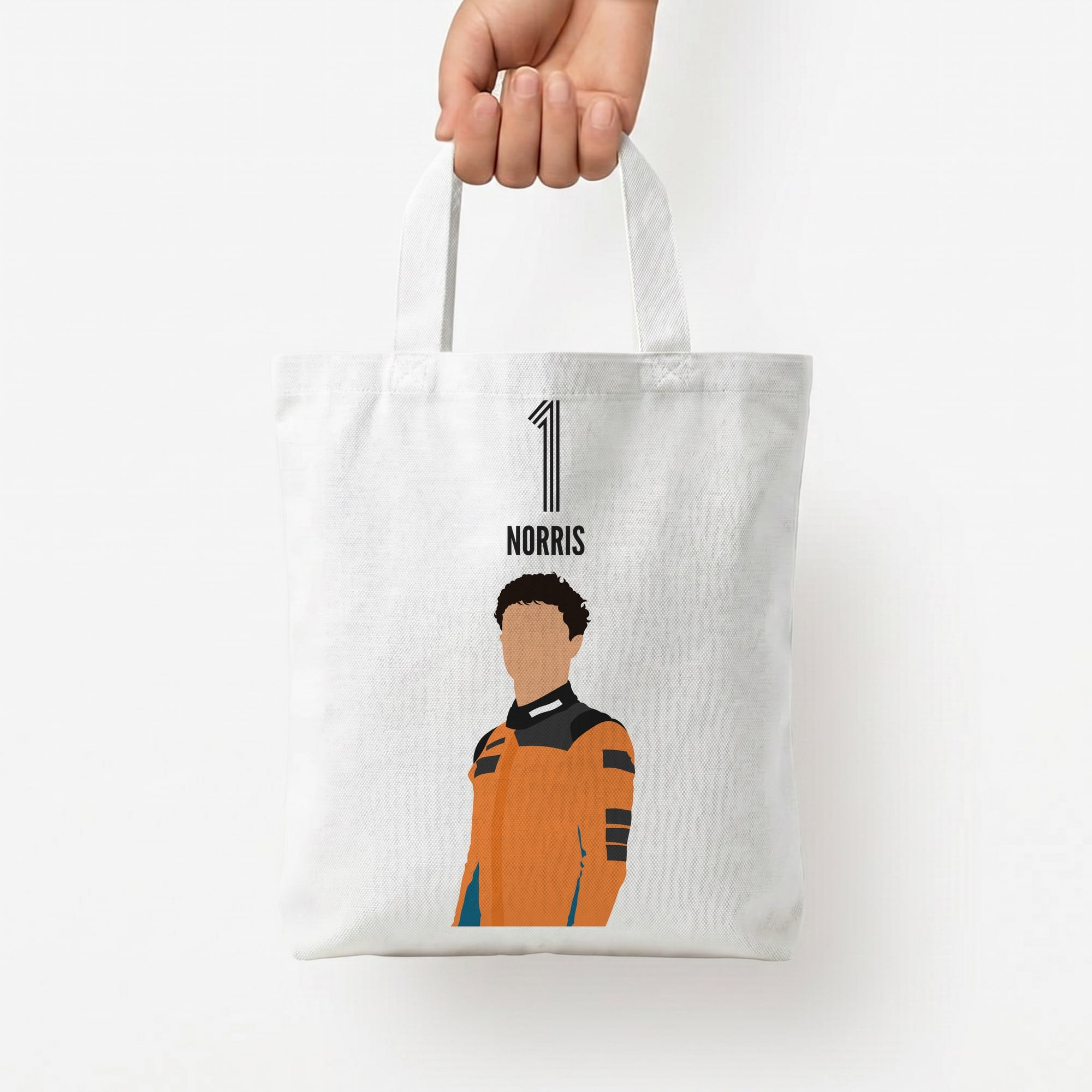 Norris 2026 Tote Bag — White / Small