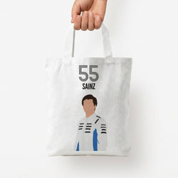 Sainz 2026 Tote Bag — White / Small