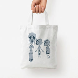 Cor Outline Tote Bag — White / Small