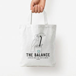 The Balance Tote Bag — White / Small