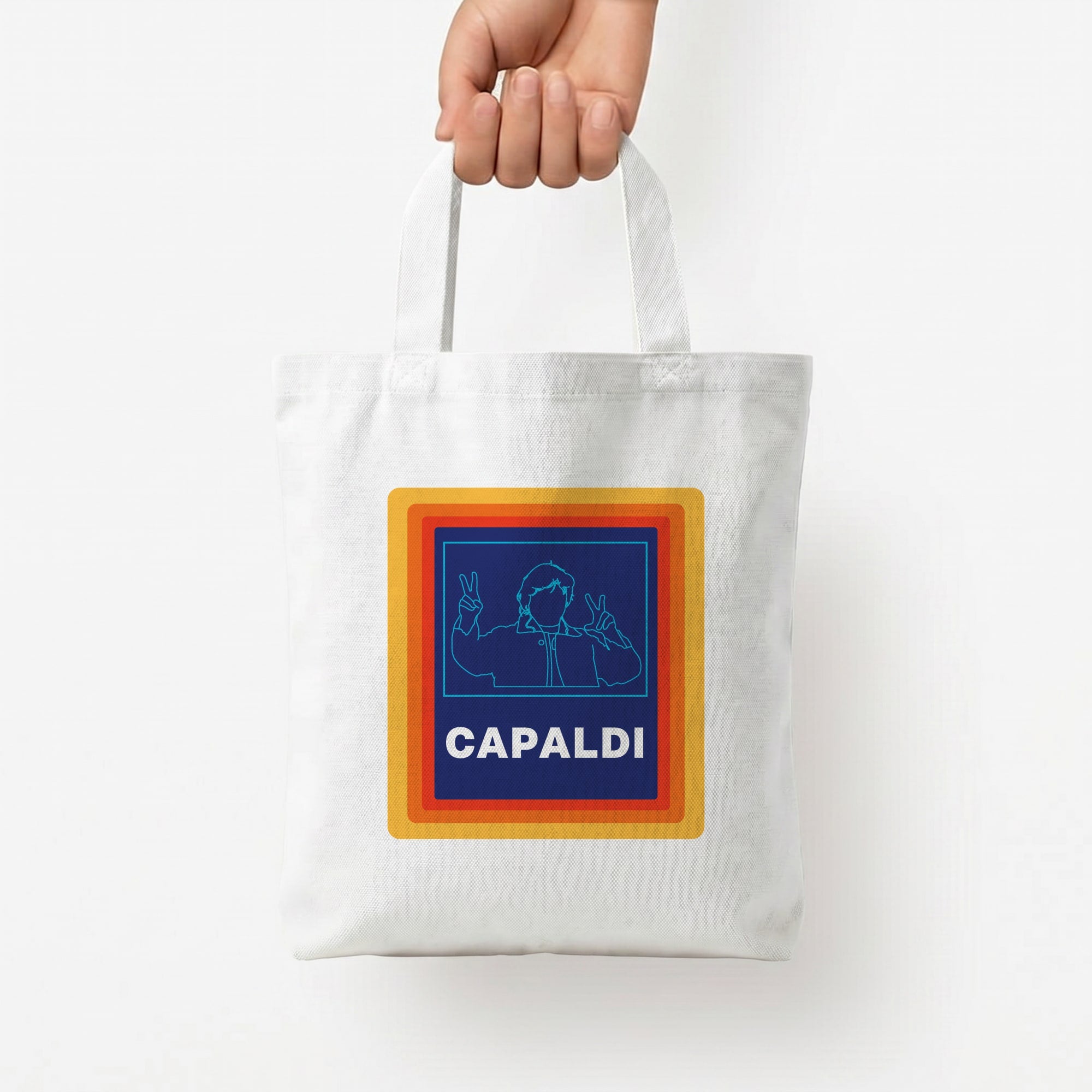 Capaldi  Tote Bag — White / Small