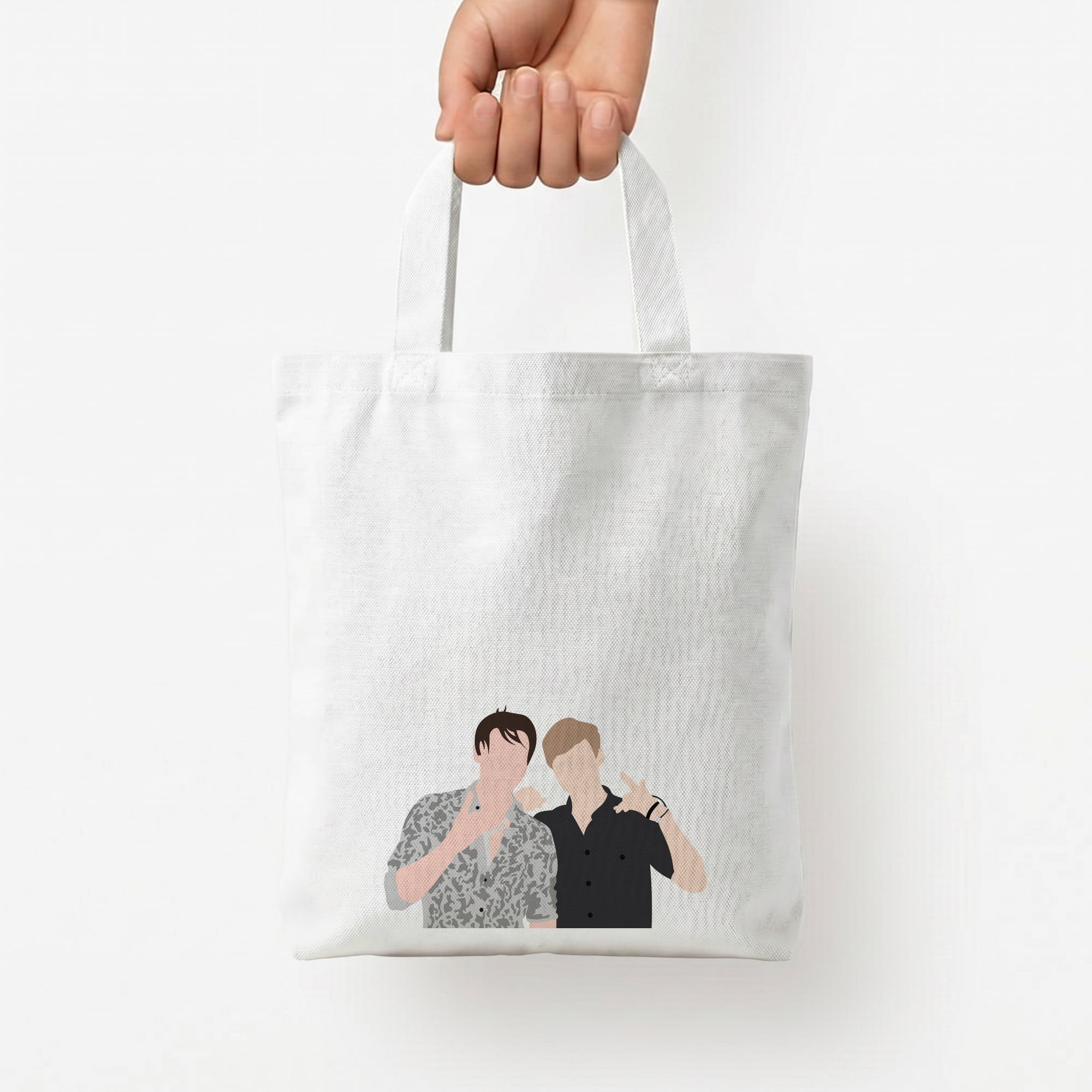 Pose - S & C Tote Bag — White / Small