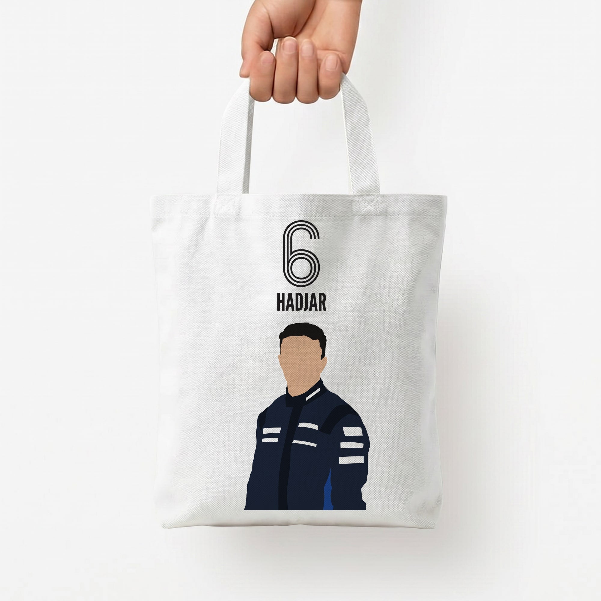 Hadjar 2026 Tote Bag — White / Small