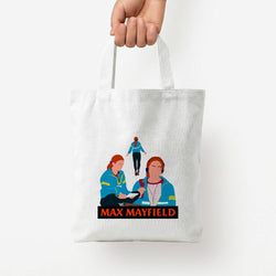 Max Mayfield Tote Bag — White / Small