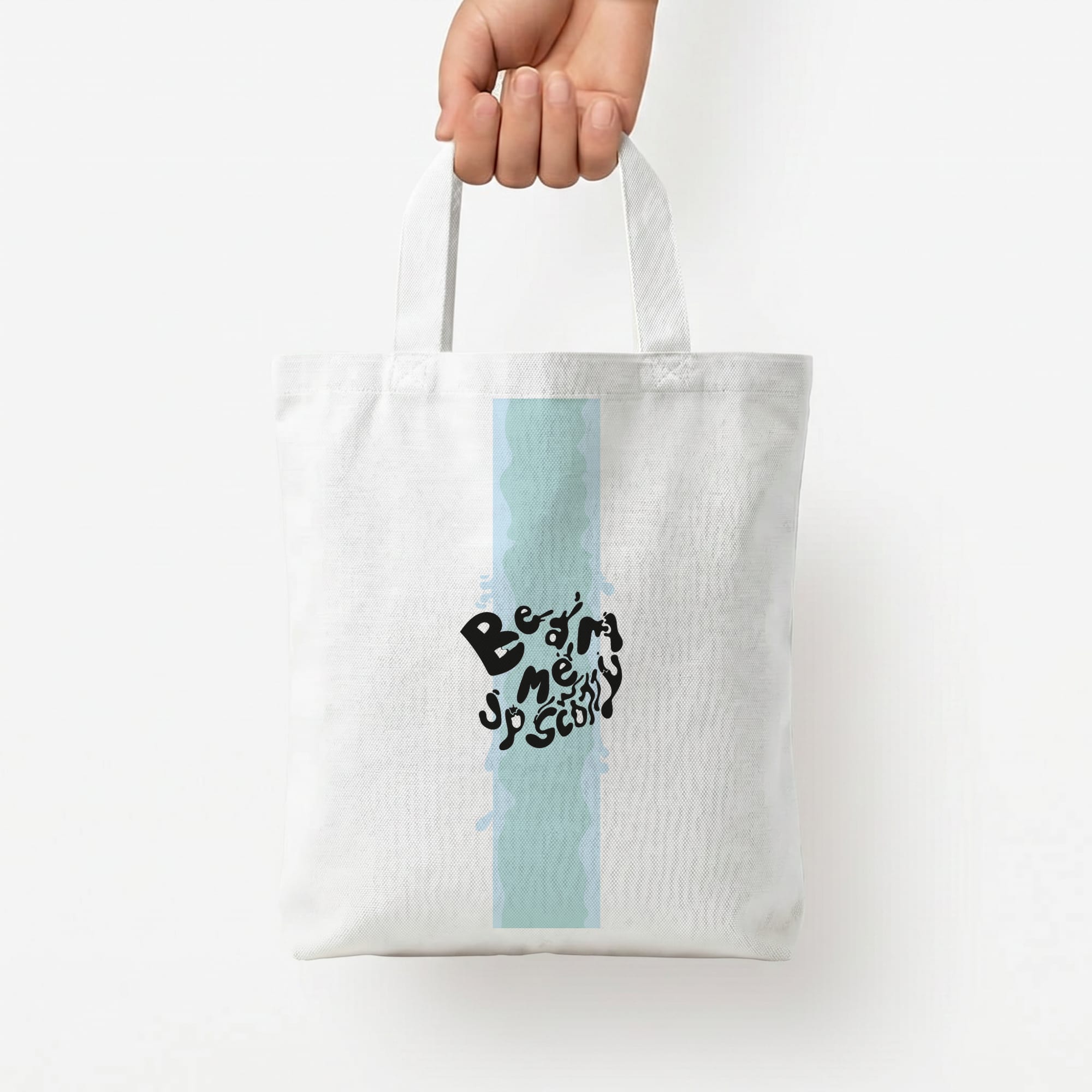 Beam me up Scotty Tote Bag — White / Small