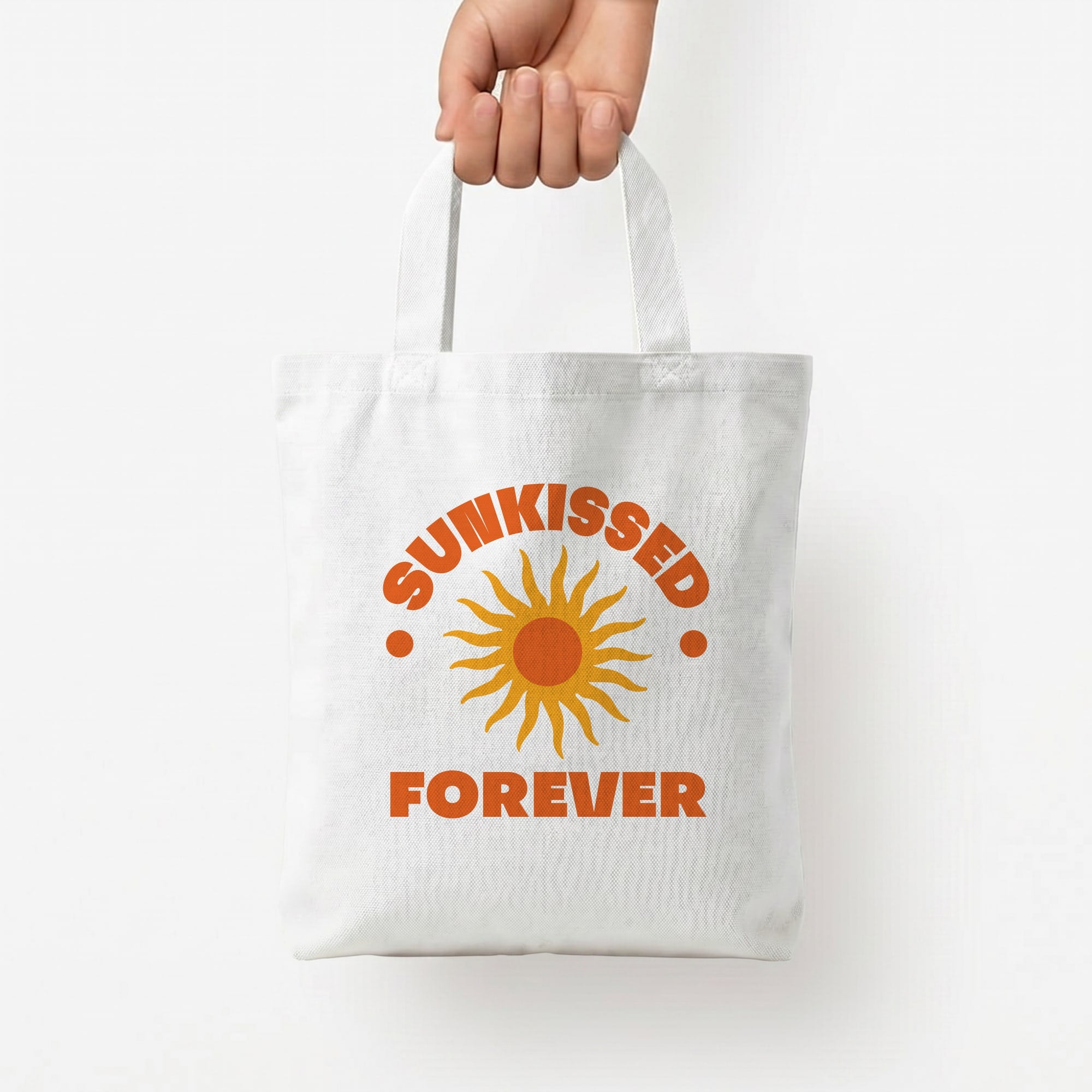 Sunkissed Forever Tote Bag — White / Small