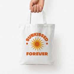 Sunkissed Forever Tote Bag — White / Small
