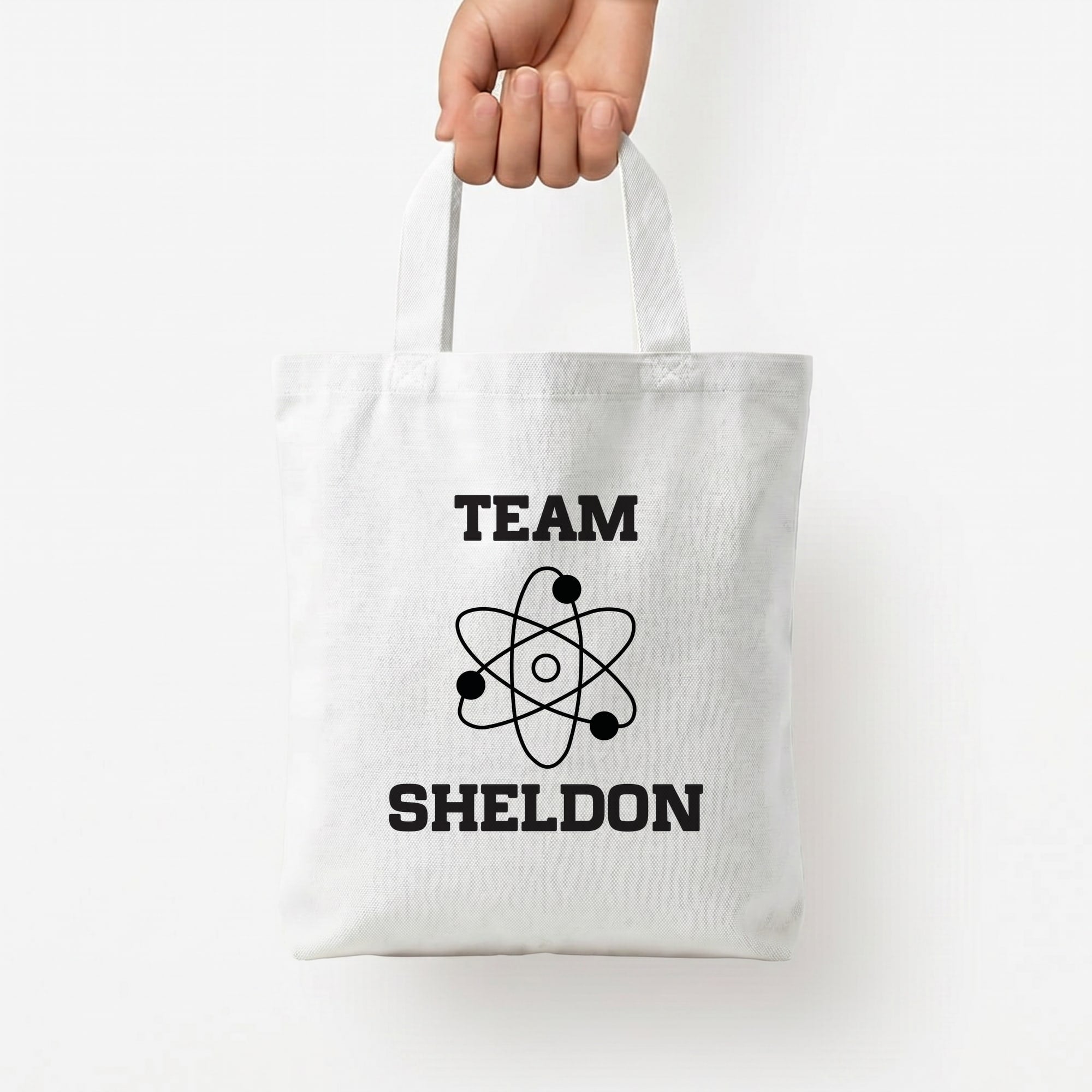 Team Sheldon - Sheldon Tote Bag — White / Small