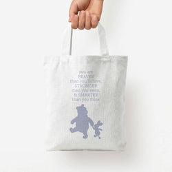 Braver, Stronger, Smarter Tote Bag — White / Small