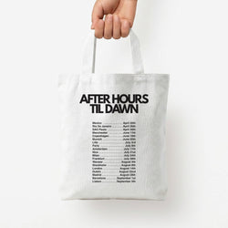 2026 Tour AHTD Tote Bag — White / Small
