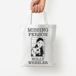 Missing Person Holly Tote Bag — White / Small