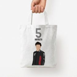 Bortoleto 2026 Tote Bag — White / Small
