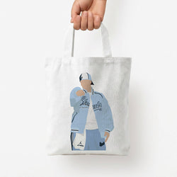 Tracksuit Tote Bag — White / Small
