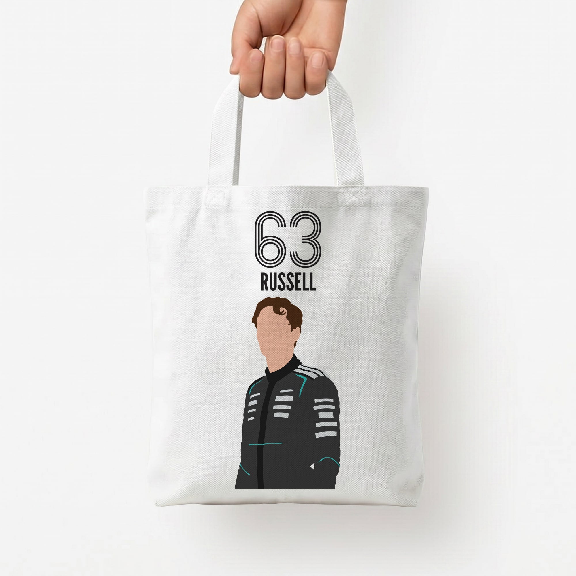 Russell 2026 Tote Bag — White / Small