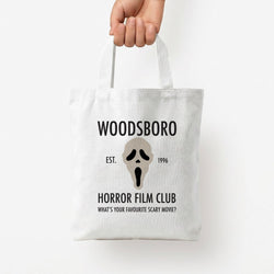 Woodsboro Horror Film Club - Scream Tote Bag — White / Small