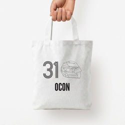 Ocon Helmet 2026 Tote Bag — White / Small