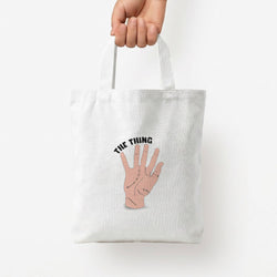 The Thing Wednesday Tote Bag — White / Small
