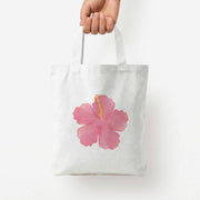 Pink Hibiscus Tote Bag 4