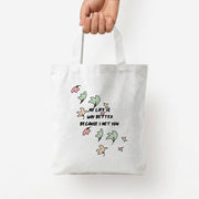 My Life Is Way Better Because I Met You - Heart TV Tote Bag 4