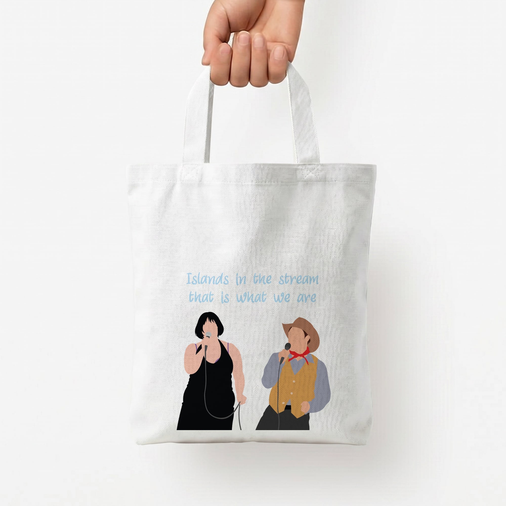 Singing Tote Bag — White / Small
