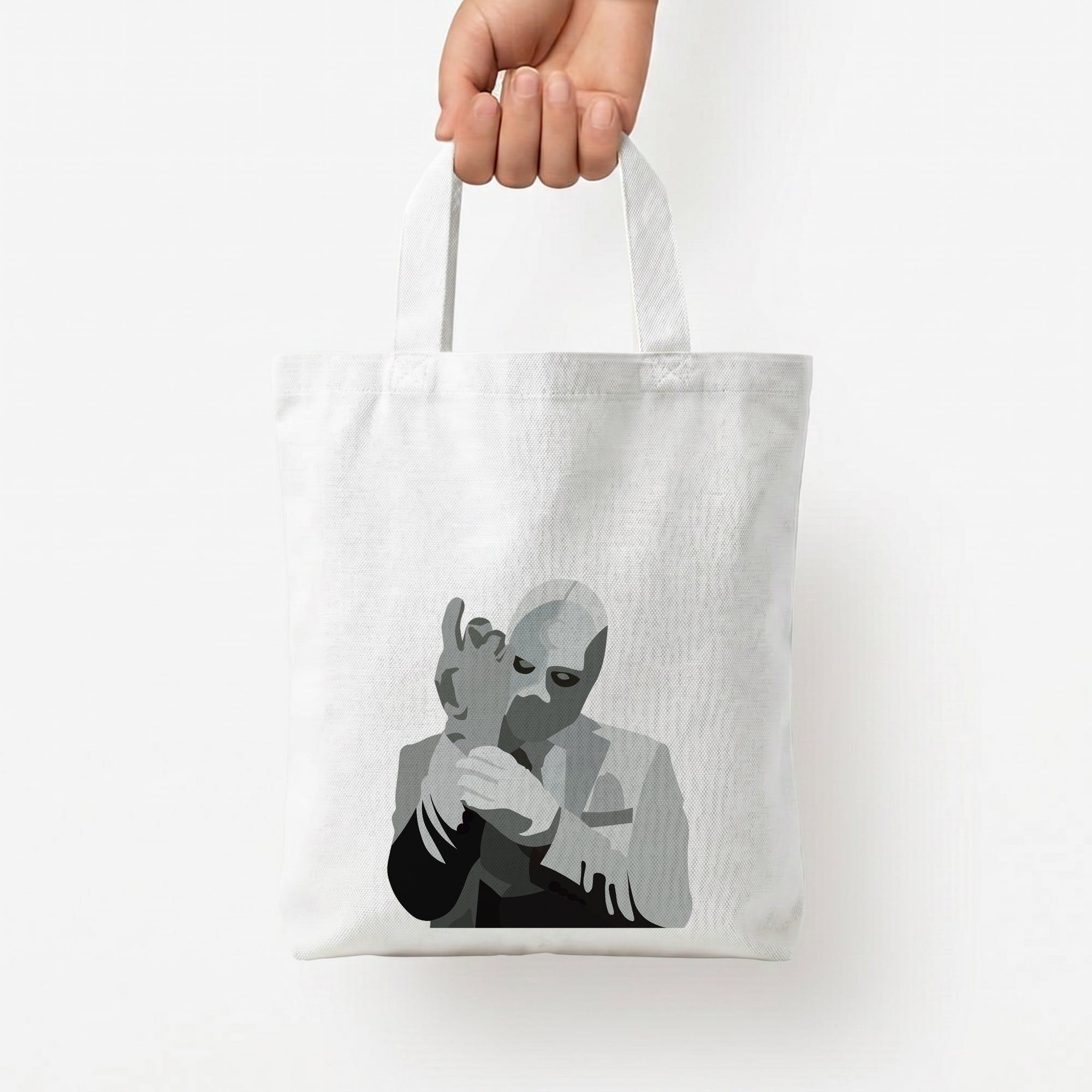 Moon knight Tote Bag — White / Small