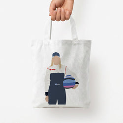 Wolf - F1 Tote Bag — White / Small