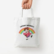 Stay Weird Tote Bag 4