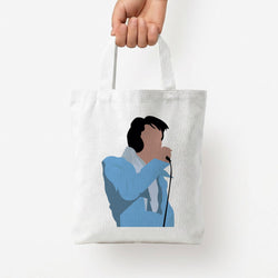 Iconic Suit Tote Bag — White / Small