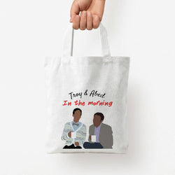 Troy And Abed In The Morning - Community Tote Bag — White / Small