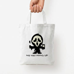 Baby Ghostface - Scream Tote Bag — White / Small