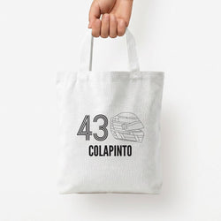 Colapinto Helmet 2026 Tote Bag — White / Small