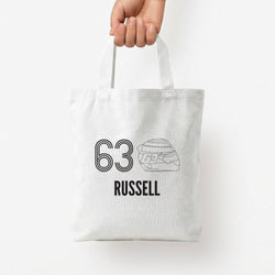 Russell Helmet 2026 Tote Bag — White / Small