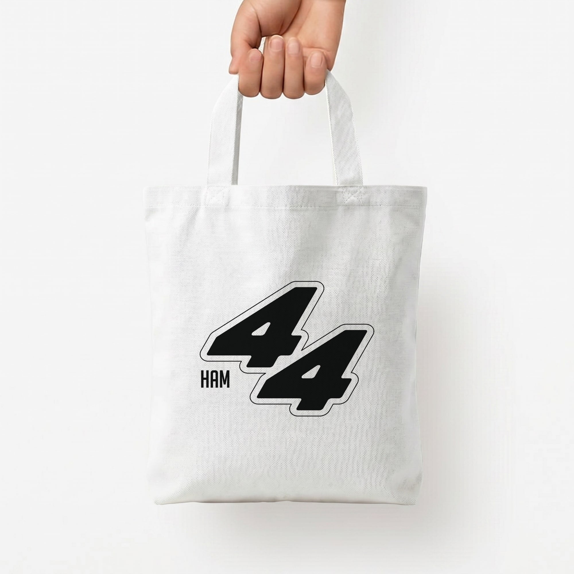 Dark Red Retro 44  Tote Bag — White / Small