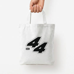 Dark Red Retro 44  Tote Bag — White / Small