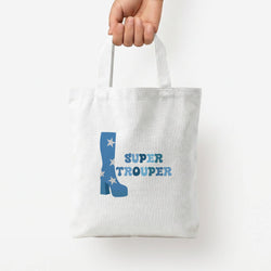 Super Trouper Tote Bag — White / Small